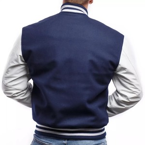High Quality Custom Print Embroidered Varsity Jackets Custom Men Baseball Jacket Wholesale Jacket Men's Vintage Cotton Jackets - Product Image 6