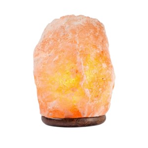 Lampe USB au sel de l'Himalaya Changement de couleur LED écologique Forme d'oeuf sculpté Style Feng Shui avec Sian Enterprises - Product Image 4
