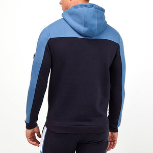 Venta al por mayor de los hombres de calidad superior cremallera algodón Jogger Suit logotipo personalizado Zip up ropa deportiva chándal para el gimnasio ropa deportiva de invierno - Product Image 3