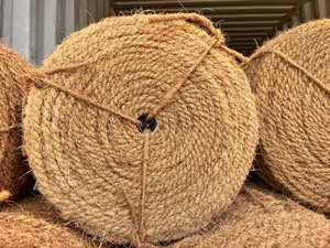 Prix de gros de corde de noix de coco naturelle, corde de coco de 100% corde de coco de noix de coco écologique pour l'agriculture et l'artisanat en macramé - Product Image 5