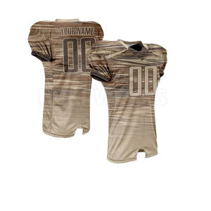 Service OEM en gros, nouveau style, uniforme de football américain de haute qualité, couleur unie, pour les jeunes - Product Image 2