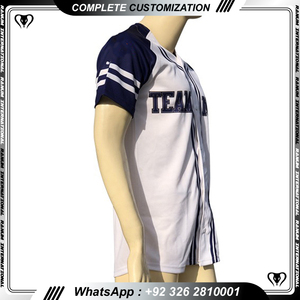 Maillots de baseball personnalisés de qualité supérieure avec logo personnalisé, options de tissu, de taille et de couleur pour hommes et adultes - Product Image 4
