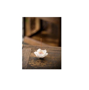 Brûleur d'encens en cuivre pur sculpté de qualité supérieure pour brûleur d'encens à fond plat bouddha papillon lotus - Product Image 4