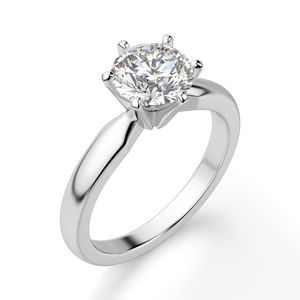 Radiant Cut Diamond Art Deco 5 Stone Bague de fiançailles pour femme - Product Image 5
