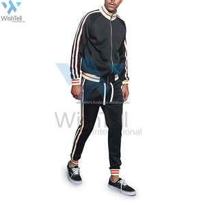 Conjunto Deportivo Personalizado de Alta Calidad, Pantalones Deportivos y Sudadera con Capucha, Estilo Urbano, para Hombre, de Dos Piezas, de Algodón/Poliéster para Invierno - Product Image 2