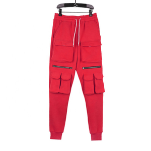 Vente en gros de logo personnalisé et impression pour hommes Automne 100% coton respirant vêtements de cérémonie pantalons de survêtement avec poches pantalons de jogging pantalons - Product Image 5