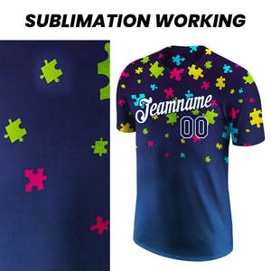 เสื้อยืดพิมพ์โลโก้พิมพ์ลายพิมพ์โลโก้ตามสั่งทำจากโพลีเอสเตอร์ระบายอากาศได้ดี - Product Image 4