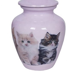 Urna de cremación para mascotas de nuevo diseño Imagen de gato Acabado de imagen Urna para mascotas - Product Image 2