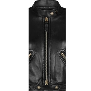 Chaqueta de Motocicleta de Cuero Genuino para Mujer, Calidad Premium, Hecha a Medida, con Estampado Elegante, Chaquetas de Invierno 100% Genuinas - Product Image 3