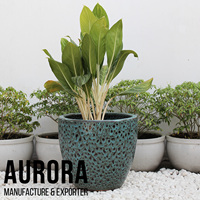 Maceta Decorativa de Cerámica en Oferta, con Logotipo Personalizado, Acabado Esmaltado, Ecológica, Ligera, Duradera, Moderna, para Hogar y Jardín