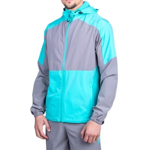 Breathable Windbreaker Jacket Men's Lightweight Outdoor Stand Hooded Quilted Front New Fashion Hot Selling Premium Quality - Product Image 1