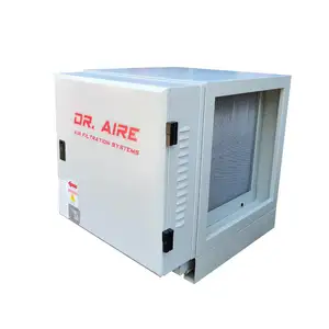 DR AIRE Single Pass Cooking Oil Exhaust Catering Fume Purifier Honeycomb Electrostatic Air Cleaner Filter