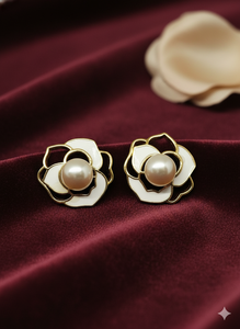 Pendientes de Perlas de Agua Dulce Naturales con Baño de Oro y Perlas de Concha para Mujer, inocencia, belleza, sinceridad y nuevos comienzos - Product Image 2