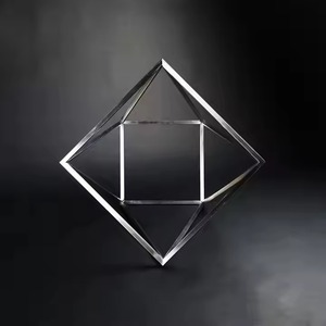 Mesa de centro de metal ligera redonda moderna con estilo de lujo simple para uso doméstico tarifas bajas de Vietnam para la decoración del hogar de la sala de estar - Product Image 5