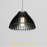 Lanterne M01.01, lustre rond noir et lampe suspendue avec douille E27 et ampoules incandescentes protectrices pour les yeux, garantie 1 an