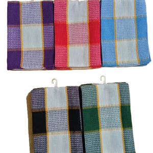 Les rayures à carreaux de torchon de golf en coton peuvent être faites en plaine et imprimées peuvent être des tailles de couleurs personnalisées, etc. exportées d'Inde - Product Image 3