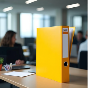 Leitz Alpha Hanging <b>File</b> <b>Folder</b> <b>A4</b> Top/Side Open Yellow 25 Pack - Product Image 3