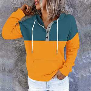 Sudaderas con Capucha para Mujer, Estilo Casual, al por Mayor, Transpirables, Material Original 100% Algodón, Sudaderas y Camisetas para Mujer - Product Image 2