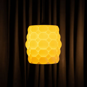 Lámpara colgante de lana ecológica moderna, lámpara colgante de estilo asiático antiguo con fuente LED para decoración del hogar para sala de estar - Product Image 2