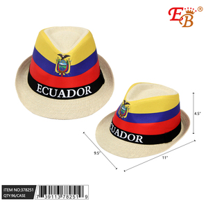 Equateur Fedora Hat Ensembles de cadeaux culturels et touristiques 96PCS/CS - Product Image 1