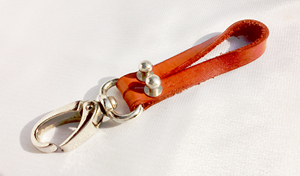 พวงกุญแจหนังแบบโบราณพวงกุญแจถอดได้ทำด้วยมือคุณภาพสูงอุปกรณ์ทองเหลืองแข็ง - Product Image 4