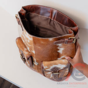 Nouvel arrivage de sac à dos chaud en cuir de vachette usiné à la main de créateur occidental sac à dos durable en cuir véritable de haute qualité pour femmes - Product Image 6