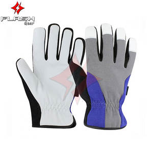 Gants de sécurité multifonctionnels en cuir personnalisables pour mécaniciens, compatibles avec les écrans tactiles, antidérapants, anti-vibrations - Product Image 6