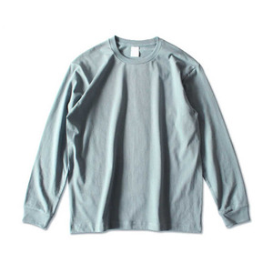 เสื้อยืดแขนยาวสำหรับผู้ชายเสื้อยืดสีทึบทึบแขนยาวแบบสั่งตัดใหม่ออกแบบได้ตามที่ต้องการ - Product Image 4
