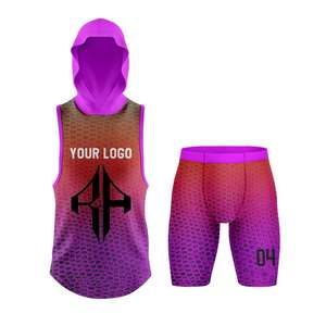 ชุดอเมริกันฟุตบอล 7v7 รุ่นท็อป ปี 2025 คุณภาพสูง คอแบบมีฮู้ด ผ้าสแปนเด็กซ์/โพลีเอสเตอร์ ใช้ได้ทุกฤดู สีสั่งทำได้ RIVIAN ATLANTIC - Product Image 1