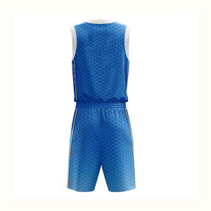 Uniformes de Baloncesto Transpirables de Diseño Moderno 2025, Conjunto Unisex 100% Poliéster - Product Image 3
