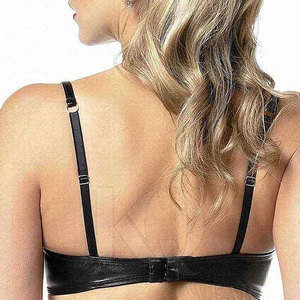 Sujetador de cuero para mujer con estructura elegante y cierre ajustable. - Product Image 6