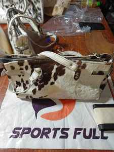 Sac à main en cuir de vachette personnalisable, bandoulière en fourrure véritable, durable, multifonctionnel, fait main, accessoire de mode féminin, nouveauté - Product Image 2