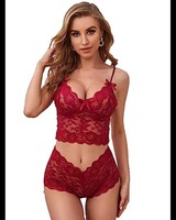 BINNYS Confortable Soutien-Gorge Ensembles Soutien-Gorge et Slip Brassières Bralette pour Femme Sujetador Dentelle Soutien-Gorge Sexy pour Femme