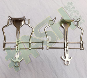 Retractor Abdominal Codman Balfour de 7 y 10 Pulgadas, con Hojas Laterales Sólidas Fenestradas y Hoja Central, Instrumentos Médicos - Product Image 3