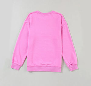 3D Embossed Ladies <b>Pullover</b> Cotton Crew Neck <b>Jumper</b> Custom Design Sweatshirts for Women streetwear breathable casual hoodies - Product Image 5