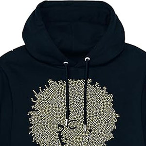 Custom Logo Printing Men's Zip Hoodie Basics Cotton Blended Streetwear Cropped Hoodie Customizable Design Men Rhinestone Hoodies - Product Image 5