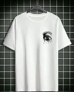 Camiseta Casual para Hombre, 100% Algodón, Corte Holgado, Diseño Liso, Venta al por Mayor, Impresión de Logotipo Personalizado, Tela Lisa para Tu Marca - Product Image 6