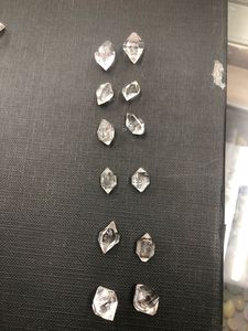 คริสตัลเพชรเฮอร์คิเมอร์ธรรมชาติหินควอตซ์แบบสองชั้นสำหรับทำเครื่องประดับคริสตัลบำบัดจากอินเดีย - Product Image 5