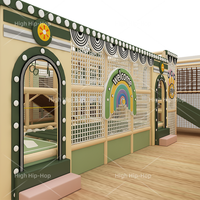 Parc d'attractions intérieur commercial personnalisable pour enfants, avec piscine à balles en peluche et manège – Non gonflable, certifié CE