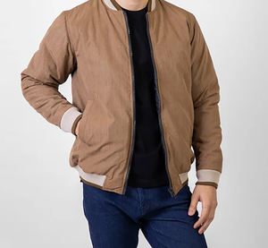 เสื้อแจ็กเก็ตบอมเบอร์สำหรับผู้ชายเสื้อลายพรางเคลือบถนนอย่างเป็นทางการพร้อมโลโก้ด้านหน้าสำหรับฤดูใบไม้ผลิ - Product Image 2