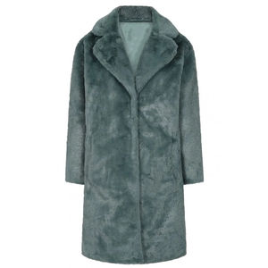 Dernière collection en gros de manteaux longs en peau de mouton pour hommes de haute qualité, sur mesure, OEM, avec col en fourrure de renard, tendance - Product Image 1