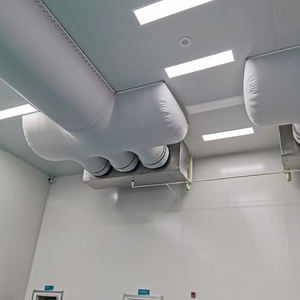 Conducto de <span class=keywords><strong>Aire</strong></span> <span class=keywords><strong>Textil</strong></span> Antibacteriano Semicircular, Conducto de Tela Semicircular <span class=keywords><strong>para</strong></span> Espacios de Baja Altura en Escuelas, Hospitales y Oficinas - Product Image 5