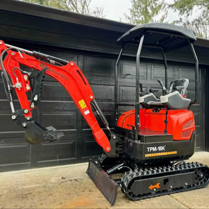 รถขุดขนาดเล็ก TPM 18K 15HP 16 "ขุดถังควบคุมด้วยนักบินสวิงบูม EPA CE อนุมัติด้วยนิ้วหัวแม่มือไฮดรอลิกเสริม - Product Image 2