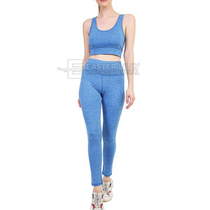 Conjunto de yoga a la moda para mujer, leggings de cintura alta y sujetador deportivo, ropa de fitness hecha a medida - Product Image 2