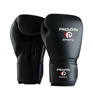 Guantes de boxeo de entrenamiento baratos Kick Boxing PVC Guantes de entrenamiento PU cuero sintético - Product Image 1