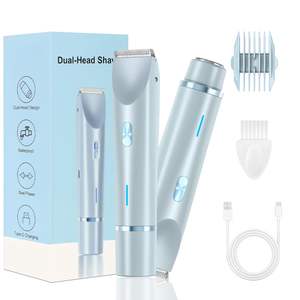 Afeitadora Eléctrica para Mujer, para Área del Bikini, Piernas, Brazos y Axilas, Recargable por USB, Doble Cuchilla, Resistente al Agua IPX7, para Uso en Autocaravanas - Product Image 2