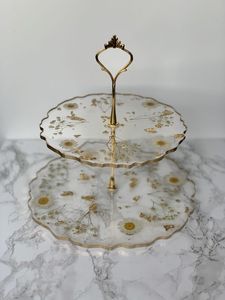 ที่ตั้งเค้กเรซินลาวาออกแบบสำหรับงานแต่งงานและวันเกิดแท่นตกแต่งและตกแต่งบนโต๊ะ - Product Image 2