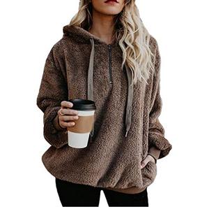 Coupe régulière hommes pull à capuche doublé polaire écologique Sports d'hiver Yoga vêtements d'entraînement couleur unie goutte épaule 100% - Product Image 1