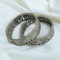 Bracelet pour femme en argent sterling 925, motif éléphant Ditya Gajraj, pièce unique, bijoux traditionnels indiens de collection