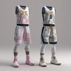 Uniforme de Fútbol y Baloncesto Unisex con Cuello en V, Camiseta de Entrenamiento sin Mangas para Hombre, 1000% Poliéster, Uniformes de Baloncesto - Product Image 2